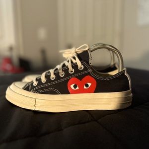 CONVERSE X COMME DES GARCONS PLAY ALL STAR CHUCK '70 OX - BLACK